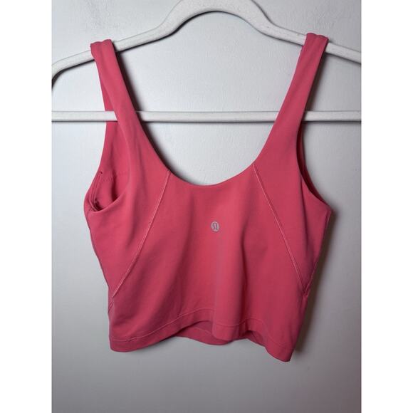 Lululemon Align Tank Luon Coral Pink Womens Size 4 - Picture 7 of 7